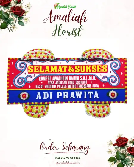 Papan Bunga Ucapan Selamat Amen